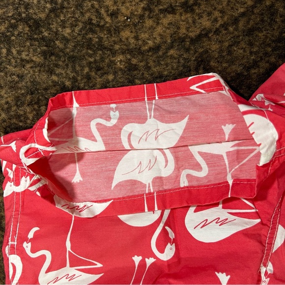 Men’s Pink Flamingo Swim Trunks - Picture 7 of 7